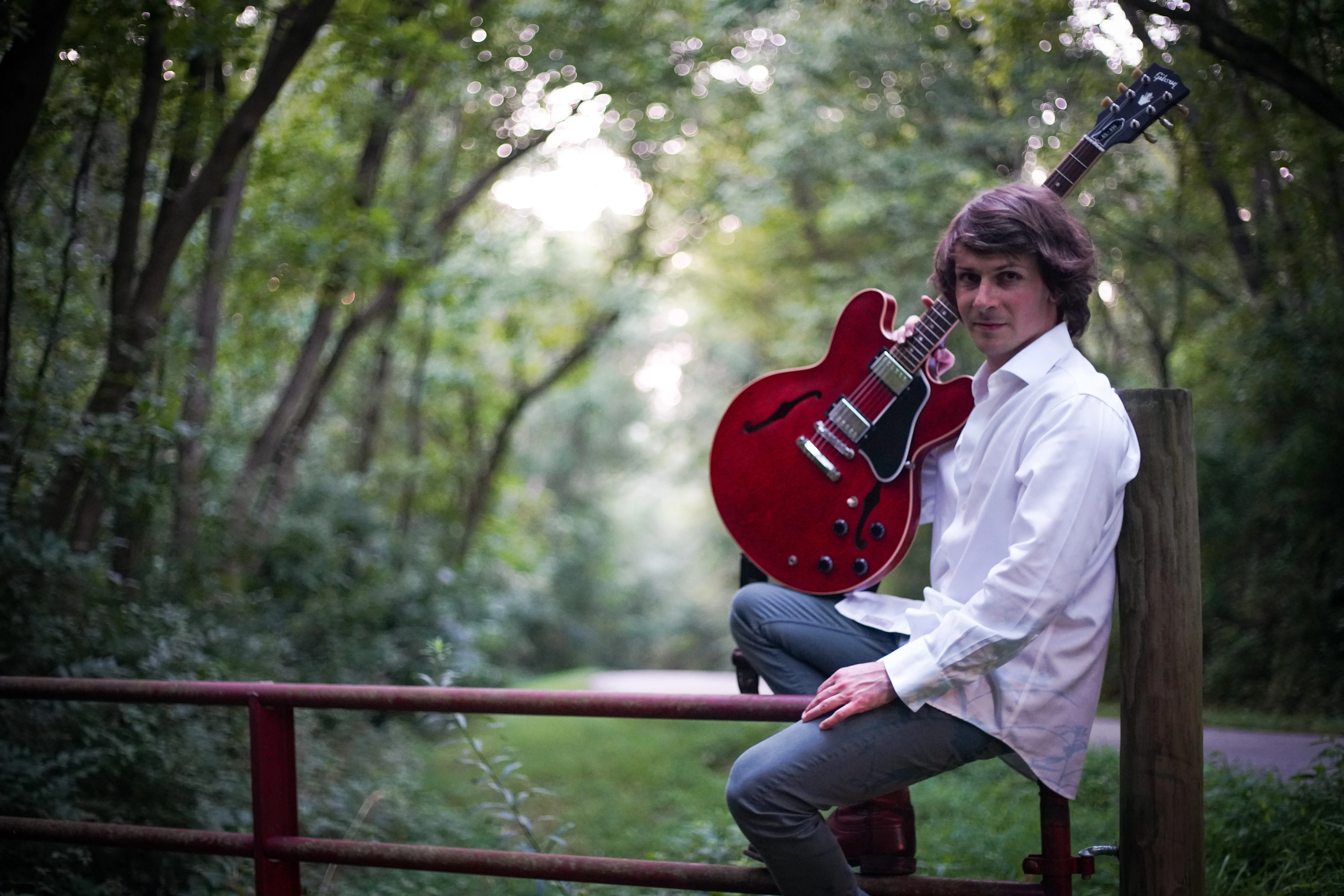 Duncan Wood with guitar